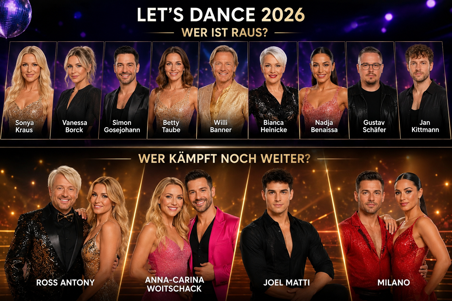 wer ist raus bei let's dance